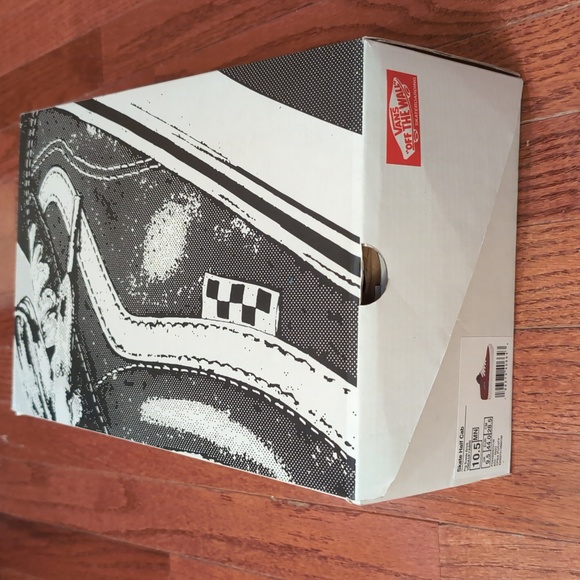 Vans Skateboarding Half Cab Pig Suede Size 10.5 Brick Red Burgandy White Sole - Picture 16 of 16